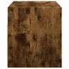 TV staliukas Sieninė TV spintelė su LED lemputėmis, dūminė, 80x31x35cm