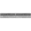 TV staliukas Sieninės TV spintelės, 2vnt., betono, 100x30x30cm, mediena