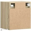 TV staliukas Sieninės TV spintelės su LED, 2vnt., sonoma ąžuolo, 41x31x45cm