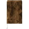 TV staliukas Sieninės TV spintelės su LED, 2vnt., dūminio ąžuolo, 41x31x45cm