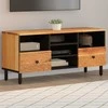 TV staliukas Televizoriaus spintelė, 100x33x46cm, akacijos medienos masyvas