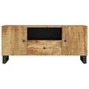 TV staliukas Televizoriaus spintelė, 105x33,5x46cm, mango/apdirbta mediena