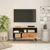 TV staliukas Televizoriaus spintelė, 80x33x46cm, akacijos medienos masyvas
