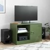 TV staliukas Televizoriaus spintelė, alyvuogių žalia, 67x39x44cm, plienas