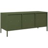 TV staliukas Televizoriaus spintelė, alyvuogių, 101,5x39x43,5cm, plienas