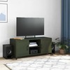 TV staliukas Televizoriaus spintelė, alyvuogių, 100,5x39x43,5cm, plienas