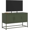 TV staliukas Televizoriaus spintelė, alyvuogių, 100,5x39x60,5cm, plienas