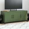 TV staliukas Televizoriaus spintelė, alyvuogių, 100,5x39x43,5cm, plienas