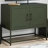 TV staliukas Televizoriaus spintelė, alyvuogių, 68,5x39x60,5cm, plienas