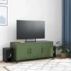 TV staliukas Televizoriaus spintelė, alyvuogių, 100,5x39x43,5cm, plienas