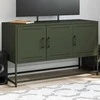 TV staliukas Televizoriaus spintelė, alyvuogių, 100,5x39x60,5cm, plienas