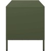 TV staliukas Televizoriaus spintelė, alyvuogių, 101,5x39x43,5cm, plienas
