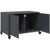 TV staliukas Televizoriaus spintelė, antracito, 68x39x43,5cm, plienas