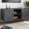 TV staliukas Televizoriaus spintelė, antracito, 100,5x39x50,5cm, plienas