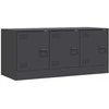 TV staliukas Televizoriaus spintelė, antracito spalvos, 99x39x44cm, plienas