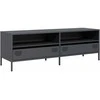 TV staliukas Televizoriaus spintelė, antracito, 135x39x43,5cm, plienas