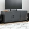 TV staliukas Televizoriaus spintelė, antracito, 100,5x39x43,5cm, plienas