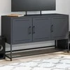TV staliukas Televizoriaus spintelė, antracito, 100,5x39x60,5cm, plienas