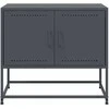 TV staliukas Televizoriaus spintelė, antracito, 68,5x39x60,5cm, plienas