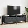 TV staliukas Televizoriaus spintelė, antracito, 135x39x43,5cm, plienas