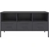 TV staliukas Televizoriaus spintelė, antracito, 100,5x39x50,5cm, plienas