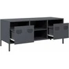 TV staliukas Televizoriaus spintelė, antracito, 101,5x39x43,5cm, plienas