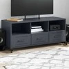 TV staliukas Televizoriaus spintelė, antracito, 100,5x39x43,5cm, plienas