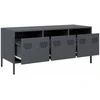 TV staliukas Televizoriaus spintelė, antracito, 101,5x39x43,5cm, plienas