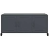 TV staliukas Televizoriaus spintelė, antracito, 100,5x39x43,5cm, plienas