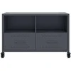 TV staliukas Televizoriaus spintelė, antracito, 68x39x43,5cm, plienas