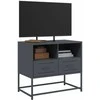 TV staliukas Televizoriaus spintelė, antracito, 68x39x60,5cm, plienas
