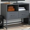 TV staliukas Televizoriaus spintelė, antracito, 68x39x60,5cm, plienas