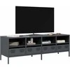 TV staliukas Televizoriaus spintelė, antracito, 135x39x43,5cm, plienas