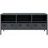 TV staliukas Televizoriaus spintelė, antracito, 101,5x39x43,5cm, plienas
