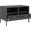 TV staliukas Televizoriaus spintelė, antracito, 68x39x43,5cm, plienas