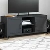 TV staliukas Televizoriaus spintelė, antracito, 100,5x39x43,5cm, plienas