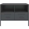 TV staliukas Televizoriaus spintelė, antracito, 68x39x50,5cm, plienas