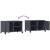 TV staliukas Televizoriaus spintelė, antracito, 68x39x43,5cm, plienas