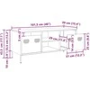 TV staliukas Televizoriaus spintelė, antracito, 101,5x39x43,5cm, plienas