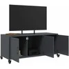TV staliukas Televizoriaus spintelė, antracito, 100,5x39x43,5cm, plienas