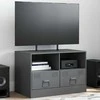 TV staliukas Televizoriaus spintelė, antracito spalvos, 67x39x44cm, plienas