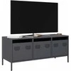 TV staliukas Televizoriaus spintelė, antracito, 101,5x39x43,5cm, plienas