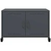 TV staliukas Televizoriaus spintelė, antracito, 68x39x43,5cm, plienas