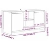 TV staliukas Televizoriaus spintelė, artisano, 102x37,5x52,5cm, mediena