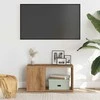 TV staliukas Televizoriaus spintelė, artisano ąžuolo, 60x24x32cm, mediena