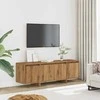 TV staliukas Televizoriaus spintelė, artisano ąžuolo, 120x30x40,5cm, mediena