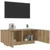 TV staliukas Televizoriaus spintelė, artisano ąžuolo, 100x35x40 cm, mediena