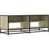 TV staliukas Televizoriaus spintelė, ąžuolo, 120,5x40x46cm, mediena/metalas