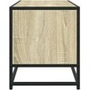 TV staliukas Televizoriaus spintelė, ąžuolo, 80x34,5x40cm, mediena/metalas