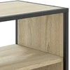 TV staliukas Televizoriaus spintelė, ąžuolo, 80x31x39,5cm, mediena/metalas